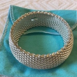 Tiffany & Co. Silver Somerset Mesh Bracelet